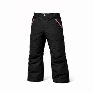 Gerry Girls Snow Ski Winter Pants L 14/16 Black Pink
